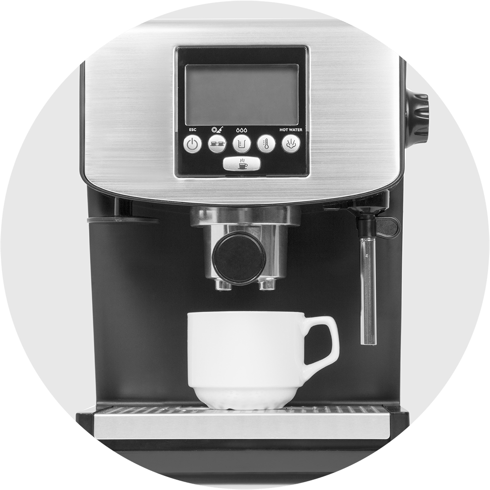 Coffee Machine With Traditional Buttons